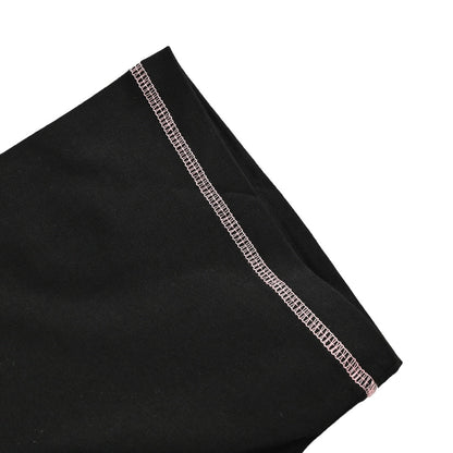 25SS Stitch-rendered lettering logo short sleeves