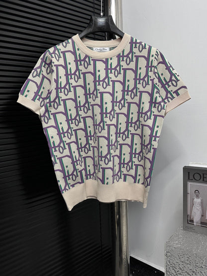 25 new Retro Monogram Jacquard Knit Tee