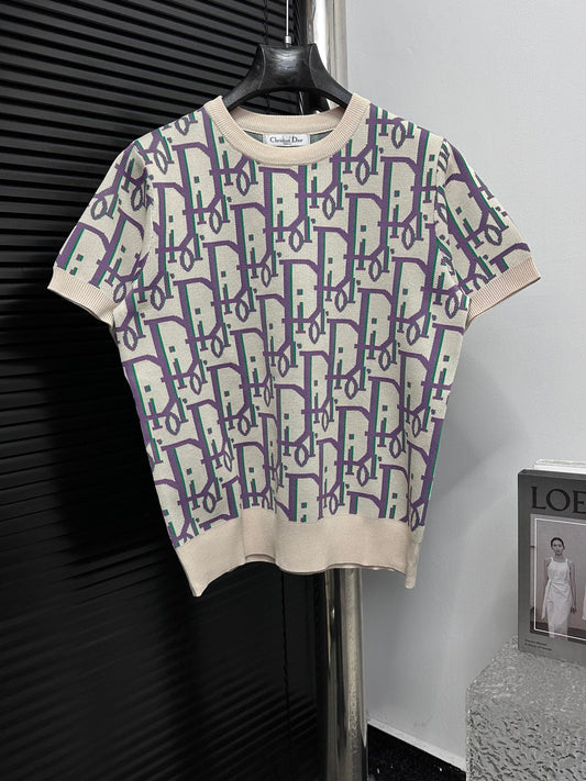 25 new Retro Monogram Jacquard Knit Tee