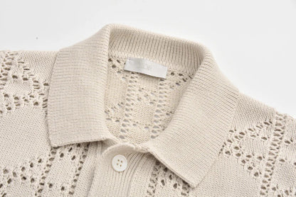 25ss knitted polo short sleeves