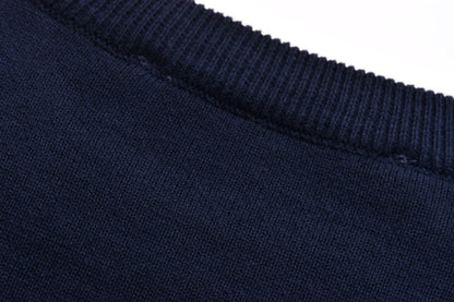Joint series jacquard knitted short-sleeved T-shirt