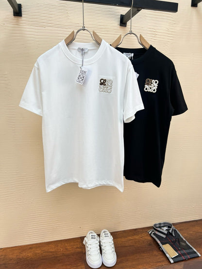 25SS towel embroidered logo T-shirt