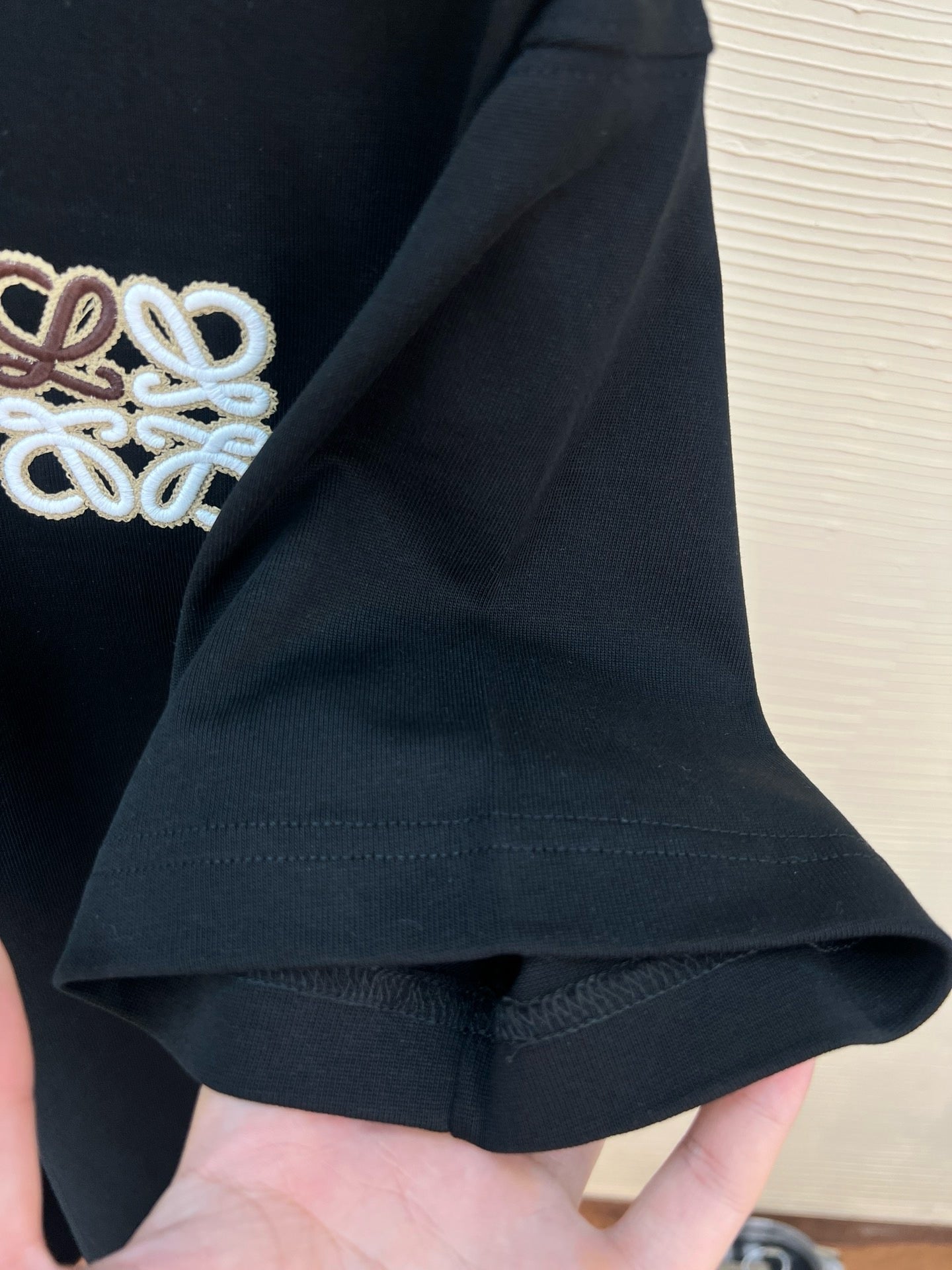 25SS towel embroidered logo T-shirt