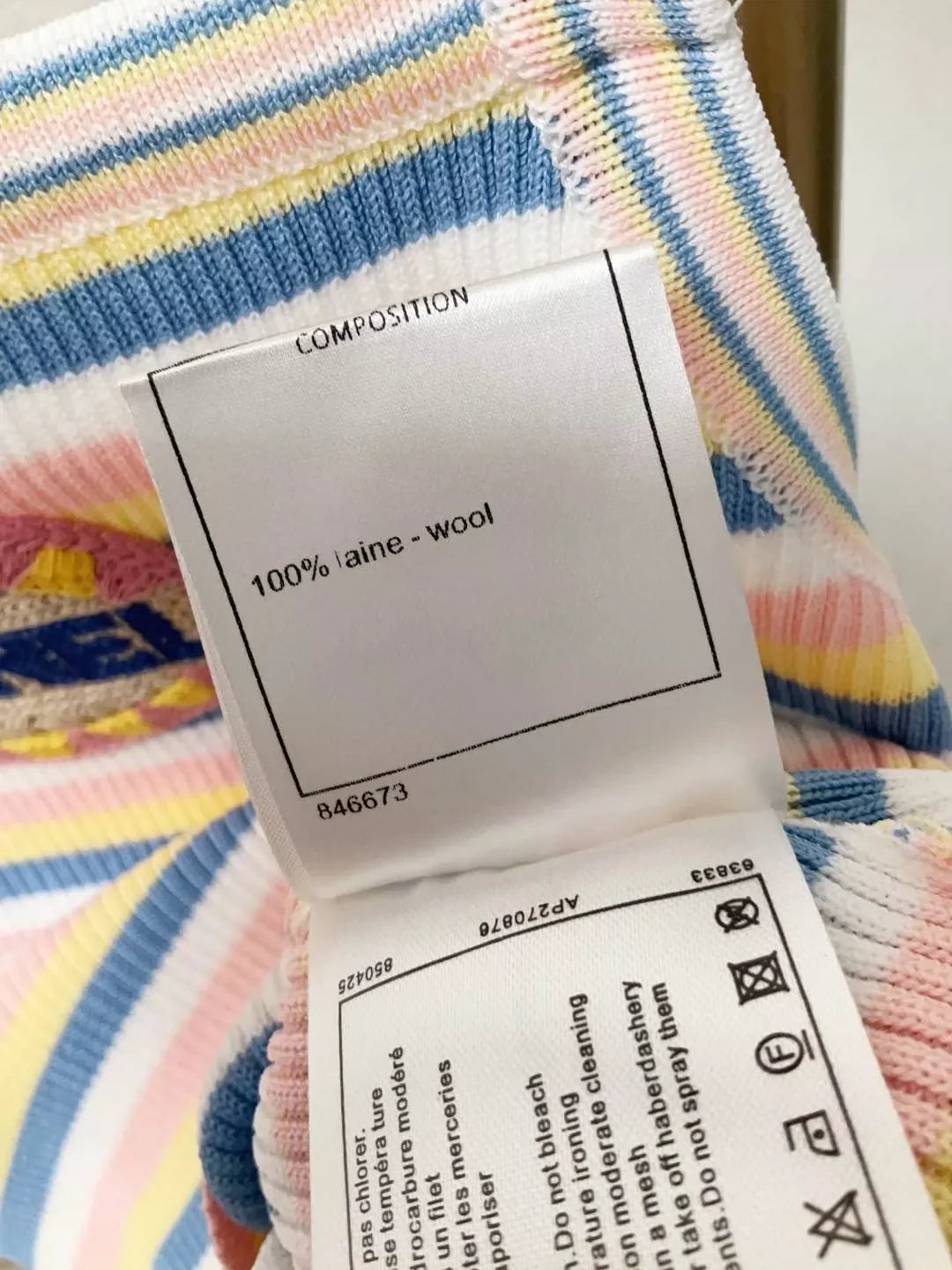 C 25 New Chest Letter Patch Embroidery Color-Crossing Stripe Knit Cami Short Tank Top
