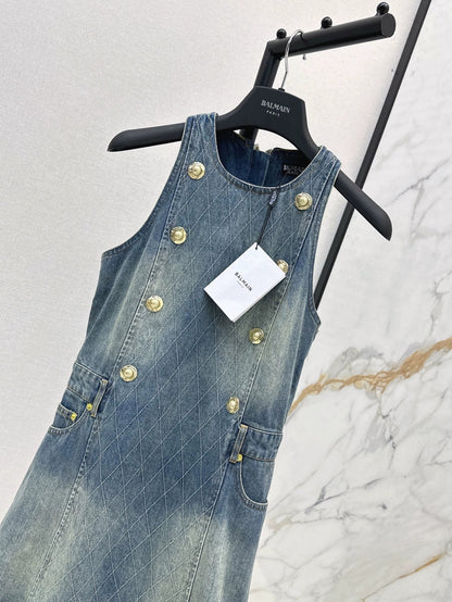 25 spring and summer new denim dress