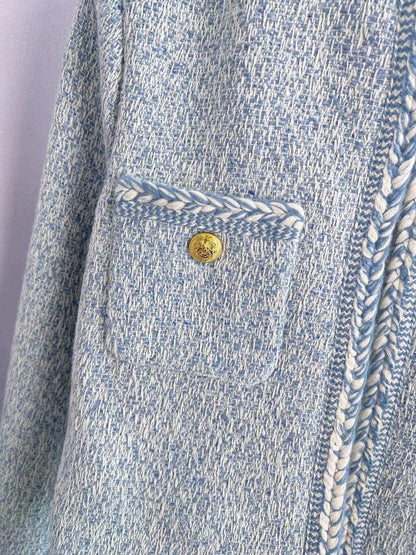 25 Spring new temperament woven jacket