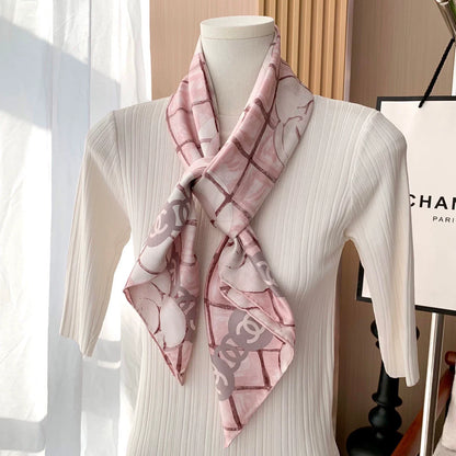 25 Camellia Pink Scarf