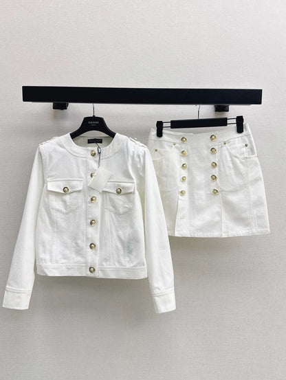 25 new denim white denim suits