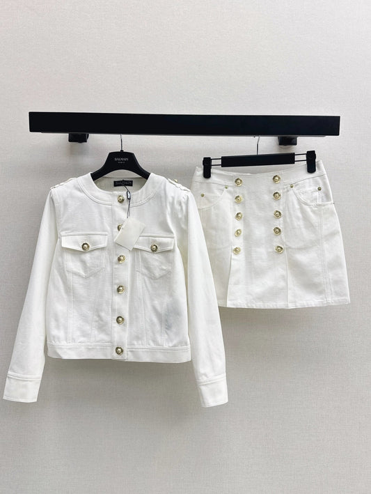 25 new denim white denim suits