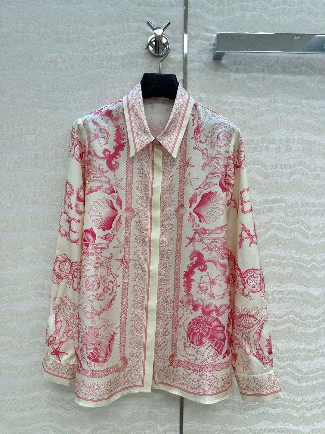 Ve 25 New Positioning Printed Silk Shirt