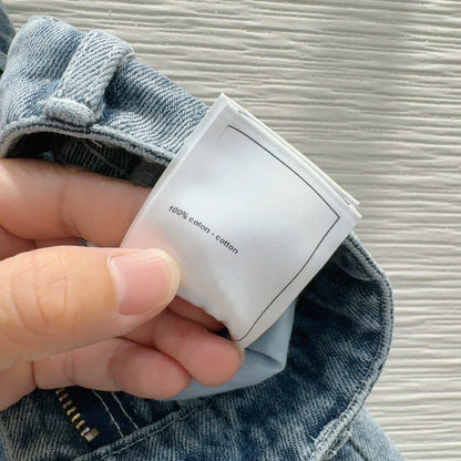 c 25 New Embroidered Denim Shorts