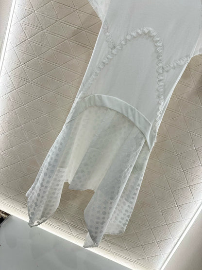 L 25 New Products Patchwork Irregular Dress