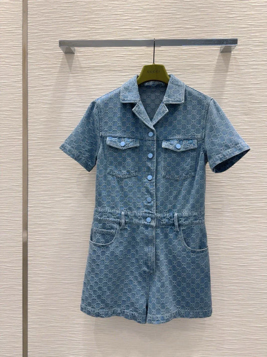 G 25 new stylish new denim jumpsuit set