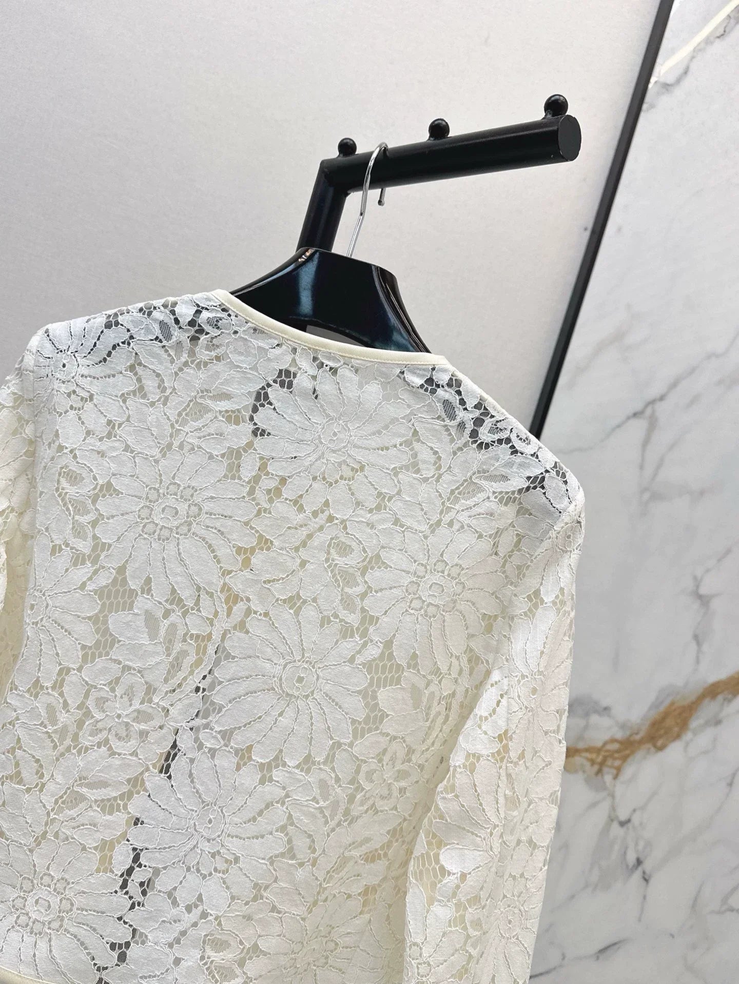 Ce 25 Spring Summer Latest Lace Embroidery Cardigan Small Jacket