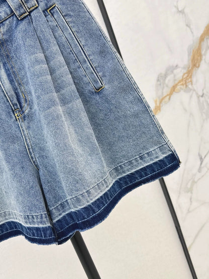 V 25 Spring/Summer Latest Denim Five Point Pants