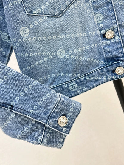 25 new printed denim jacket