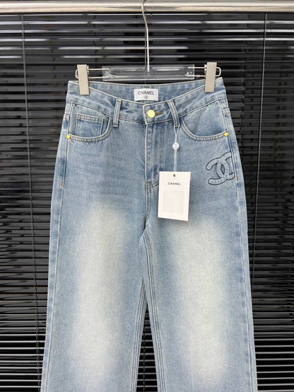 25 New Arrivals Straight-leg Pants High Waist Straight-leg Style