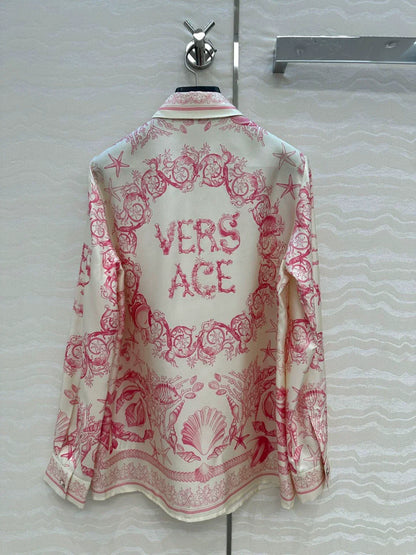 Ve 25 New Positioning Printed Silk Shirt
