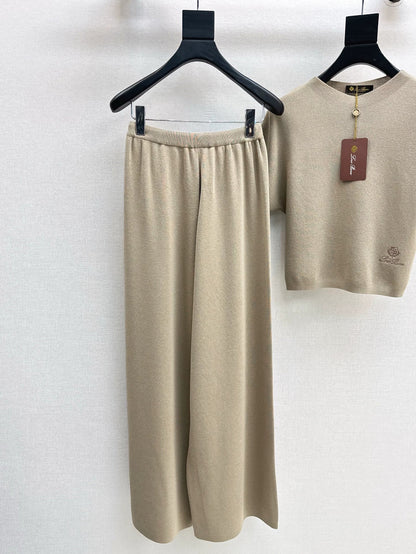 25 Spring/Summer New High-end Minimalist Knit Suit
