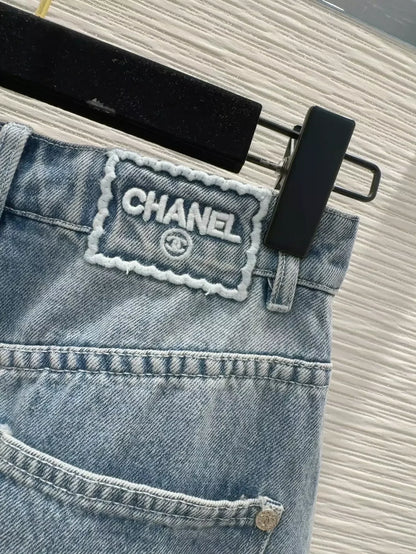 C 25 New  Denim Half Skirt