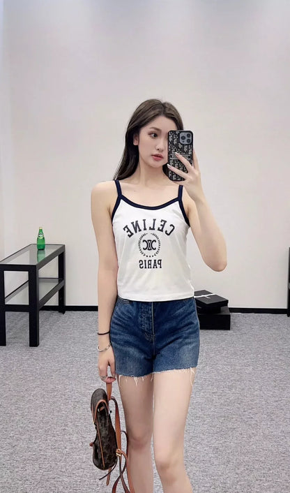 CE 25 Summer New Spaghetti straps camisole