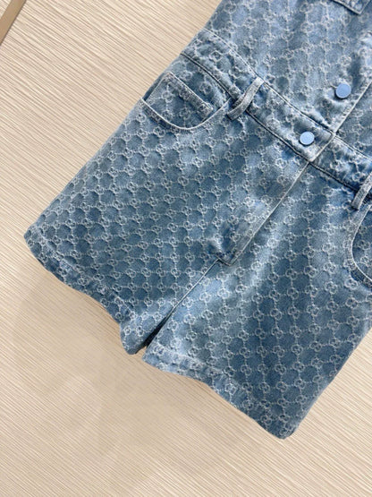 G 25 new stylish new denim jumpsuit set