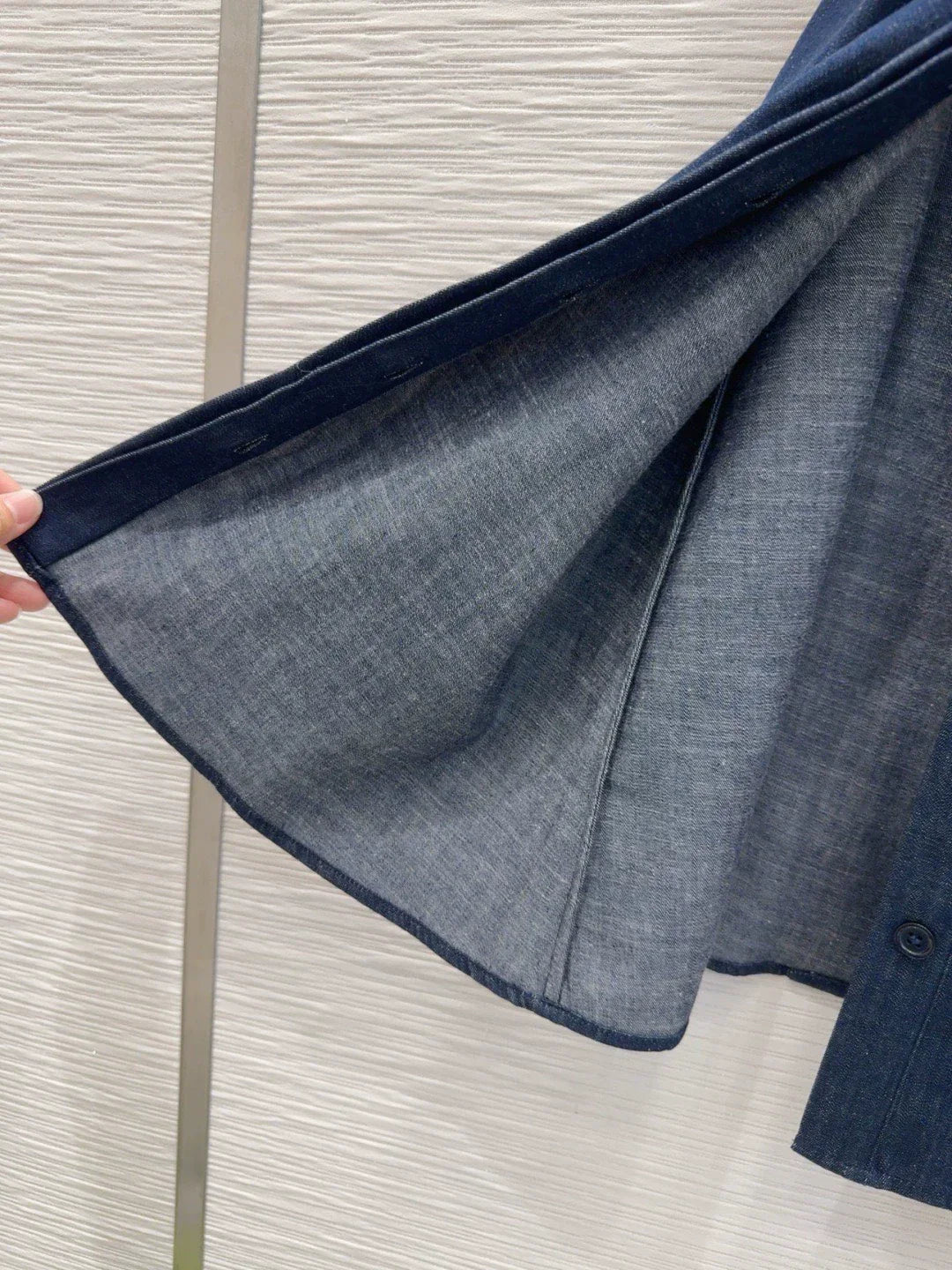 D 25 New Halter Denim Dress
