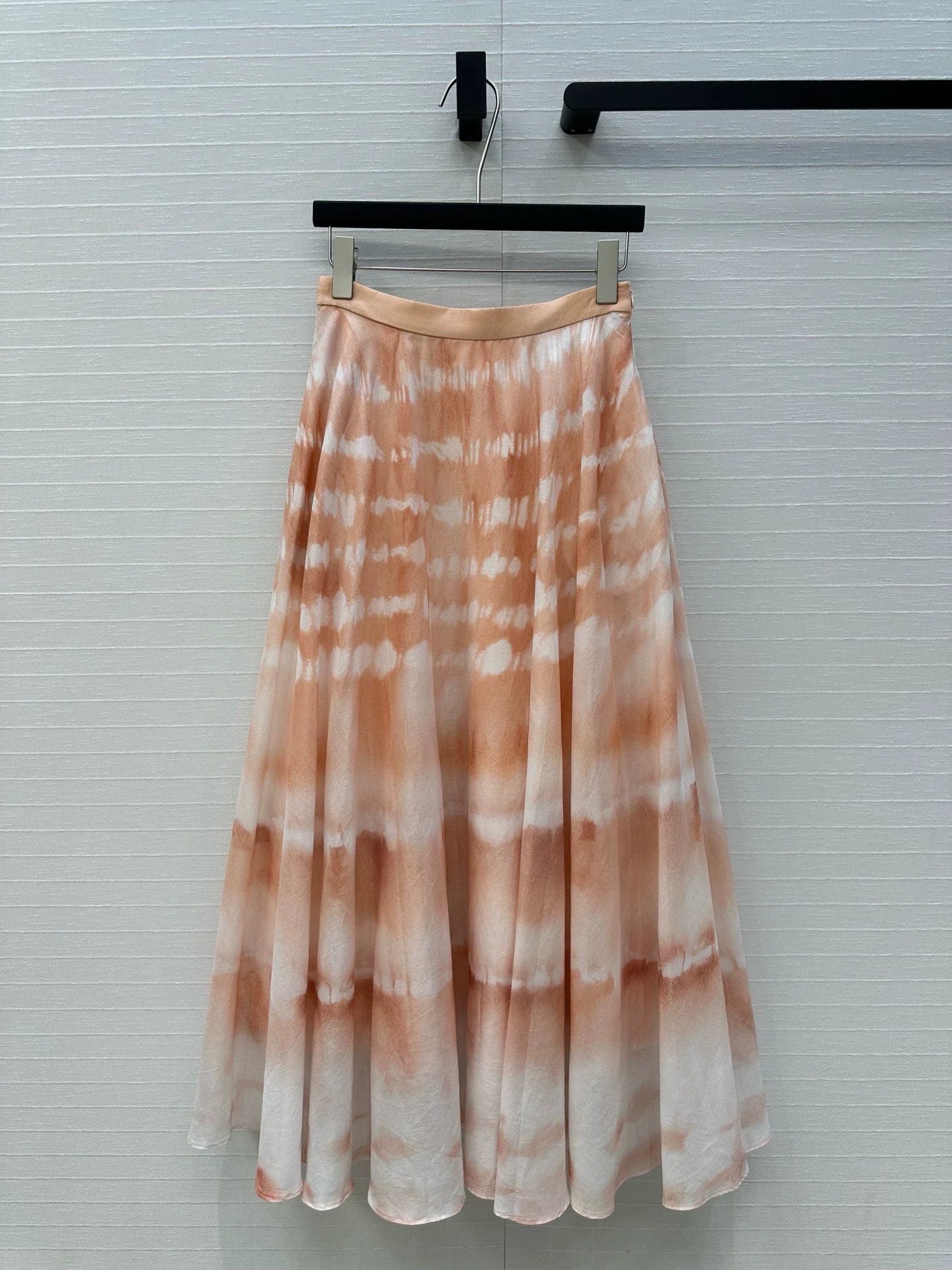 D 25 Spring/Summer Vacation Style New Water Wave Tie-Dye Half Skirt