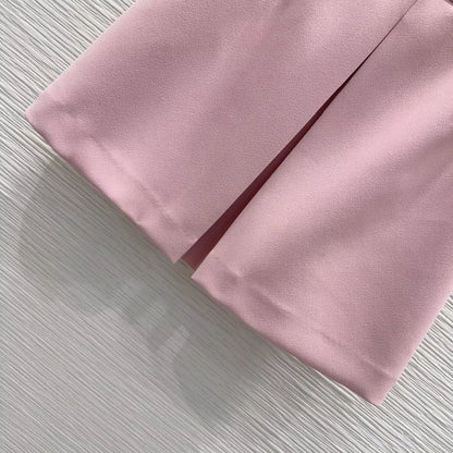 D 25 New Simple Pleated Half Skirt