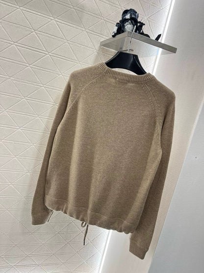 25 Early Spring New Knitted Pullover Sweatshirt Trousers Set