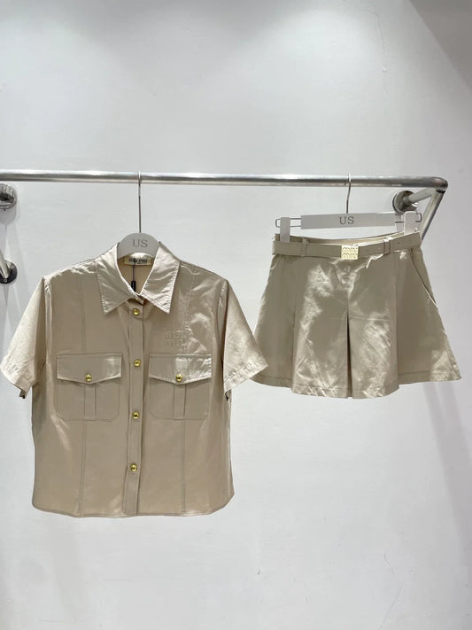 24SS new style work style short skirt suit