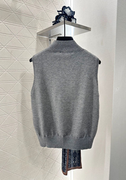 LO 25 Scarf Knit Vest