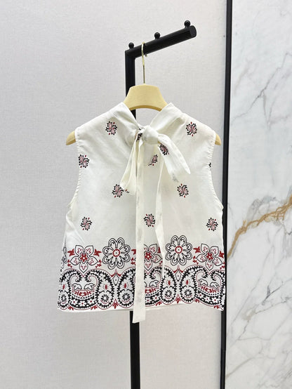 M 25 Spring/Summer Sleeveless Top + High Waisted Hip Half Skirt Set