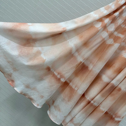 D 25 Spring/Summer Vacation Style New Water Wave Tie-Dye Half Skirt