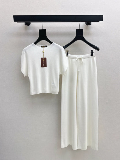 25 Spring/Summer New High-end Minimalist Knit Suit