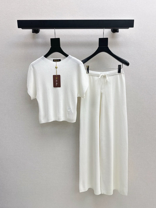 25 Spring/Summer New High-end Minimalist Knit Suit