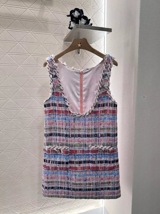 25 New Colored Braided Dress Vest