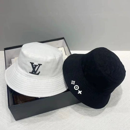 L 25 Monogrammed Flowerpot Hat Reversible