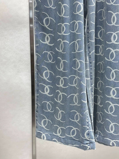 C 25  Vintage Alphabet Tencel Jeans