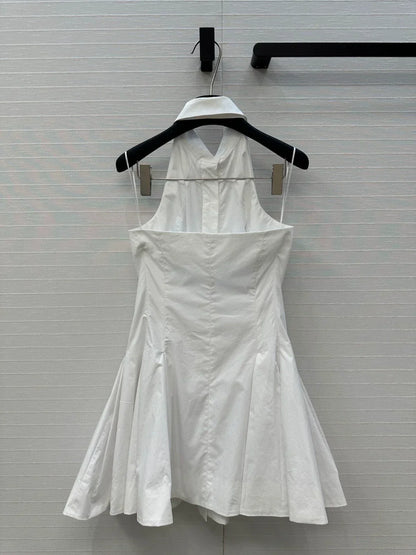 Ba 25 New Hanging Neck Sleeveless Cotton Dresses