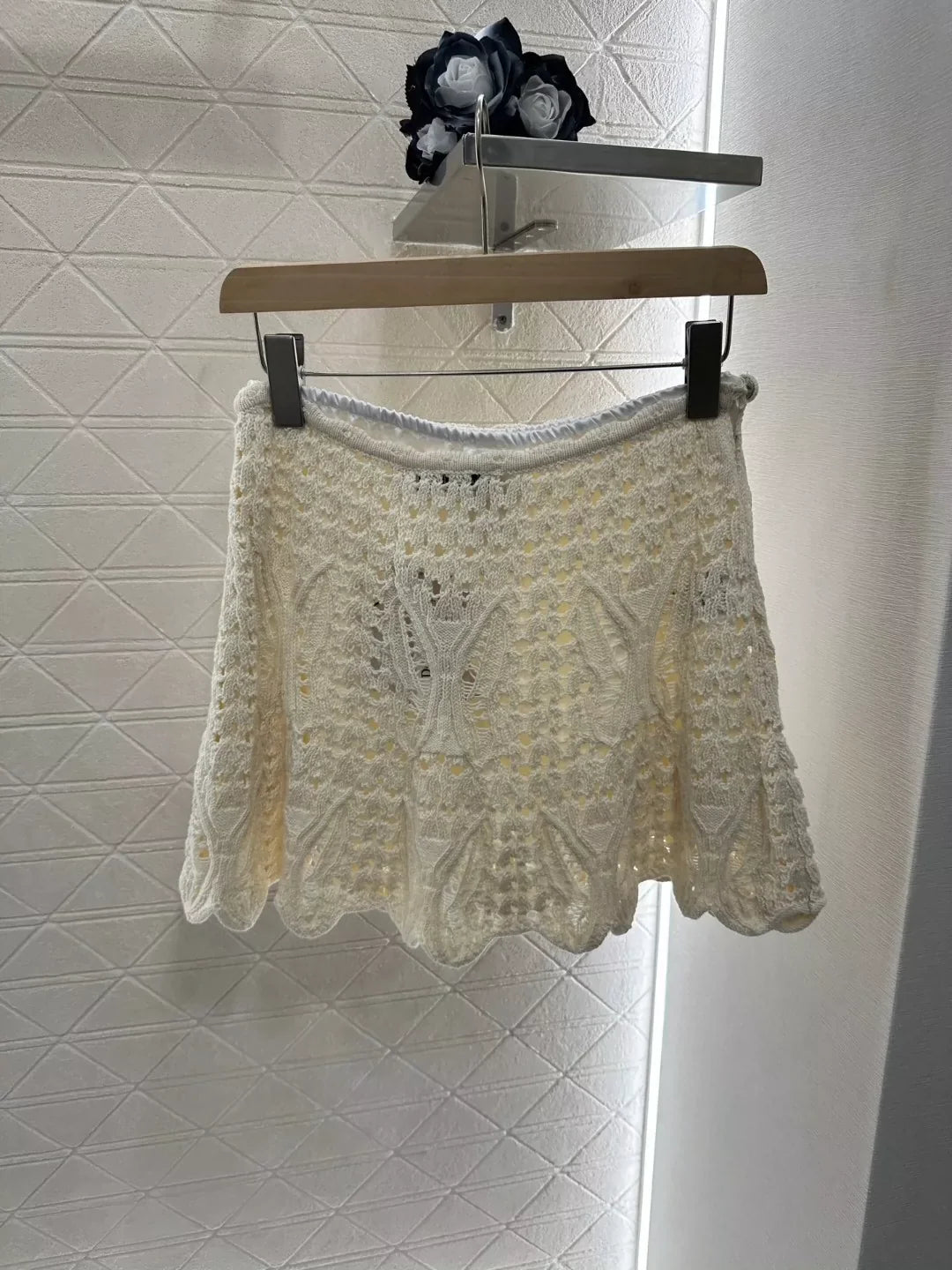 25 New style butterfly hand hook short sleeve short skirt suit