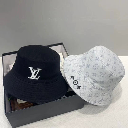 L 25 Monogrammed Flowerpot Hat Reversible
