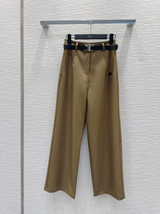 CE 25 New Embroidered Belt Pants