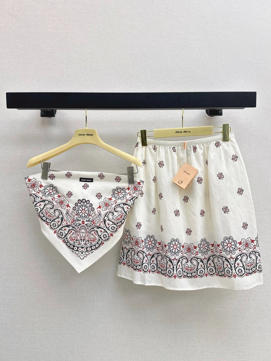 M 25 Spring/Summer New Sets Tie Bandage  Half Skirt
