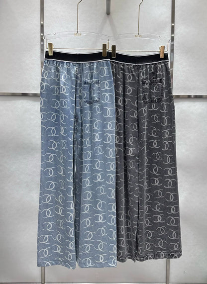 C 25  Vintage Alphabet Tencel Jeans
