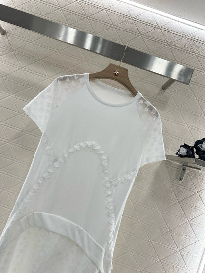 L 25 New Products Patchwork Irregular Dress