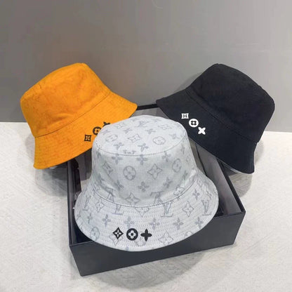 L 25 Monogrammed Flowerpot Hat Reversible