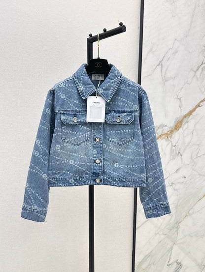 25 new printed denim jacket