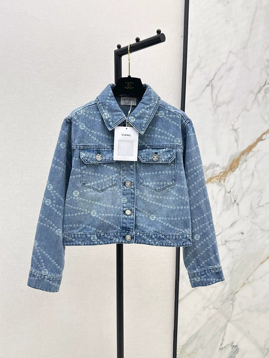 25 new printed denim jacket