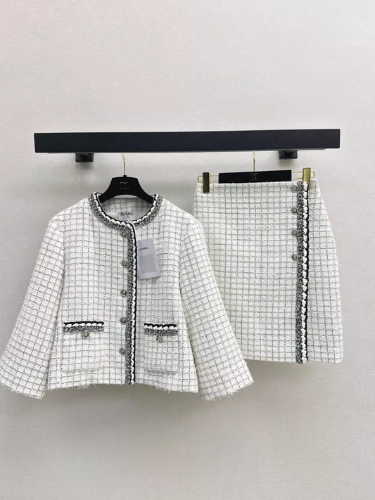 25 autumn and winter new lady braided suit